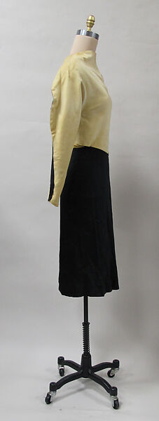 Dress, Charles James (American, born Great Britain, 1906–1978), silk, cotton, American