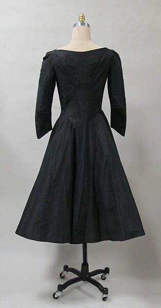 Cocktail dress, Charles James (American, born Great Britain, 1906–1978), silk, American