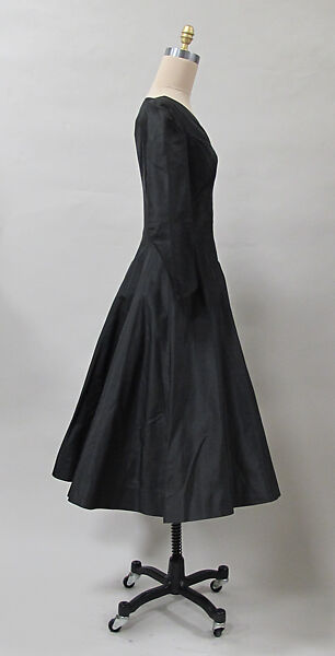 Cocktail dress, Charles James (American, born Great Britain, 1906–1978), silk, American