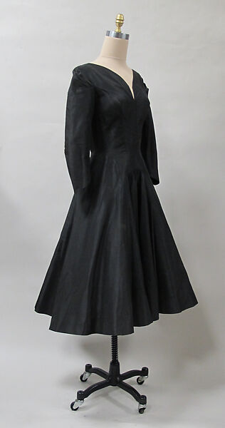 Cocktail dress, Charles James (American, born Great Britain, 1906–1978), silk, American