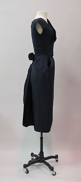 Cocktail dress, Charles James (American, born Great Britain, 1906–1978), silk, American