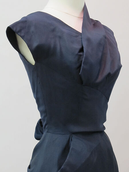 Cocktail dress, Charles James (American, born Great Britain, 1906–1978), silk, American