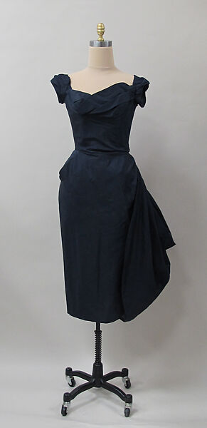 Cocktail dress, Charles James (American, born Great Britain, 1906–1978), silk, American 