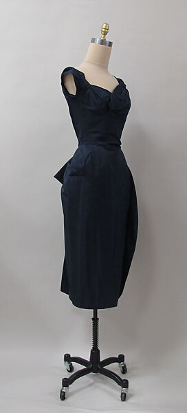 Cocktail dress, Charles James (American, born Great Britain, 1906–1978), silk, American