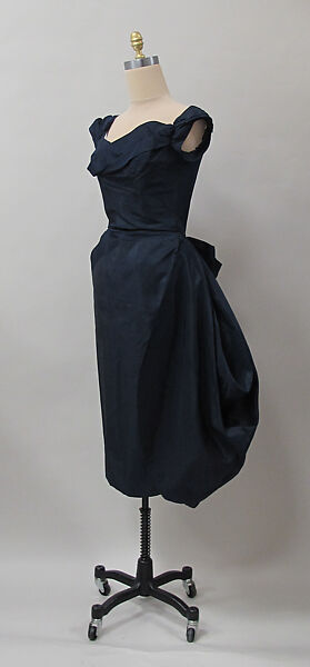 Cocktail dress, Charles James (American, born Great Britain, 1906–1978), silk, American