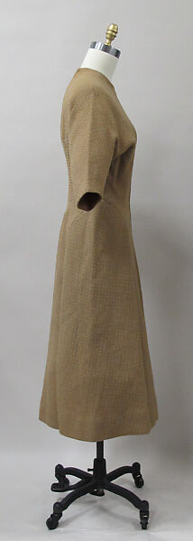 Dress, Charles James (American, born Great Britain, 1906–1978), wool, American