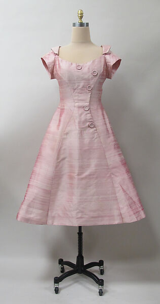 Cocktail dress, Charles James (American, born Great Britain, 1906–1978), silk, American 