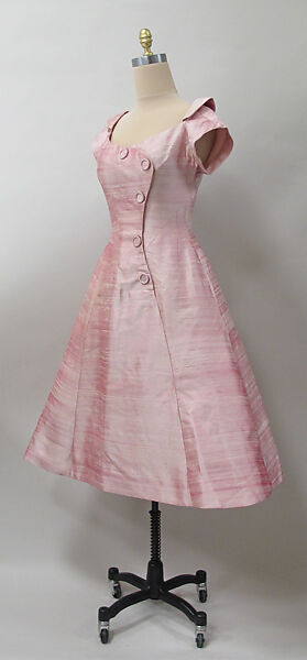 Cocktail dress, Charles James (American, born Great Britain, 1906–1978), silk, American