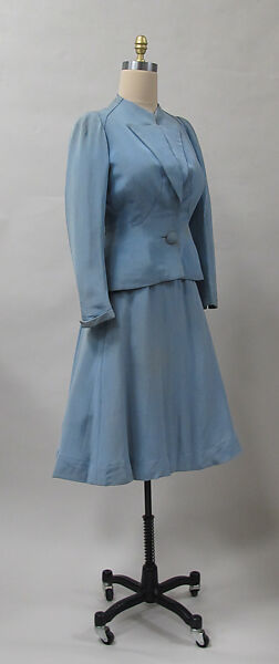 Ensemble, Charles James (American, born Great Britain, 1906–1978), synthetic, alpaca wool, American