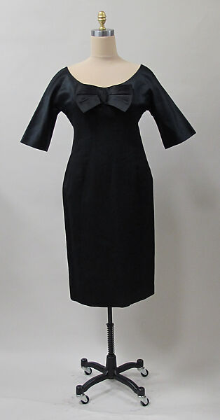 Cocktail dress, Charles James (American, born Great Britain, 1906–1978), wool, American 