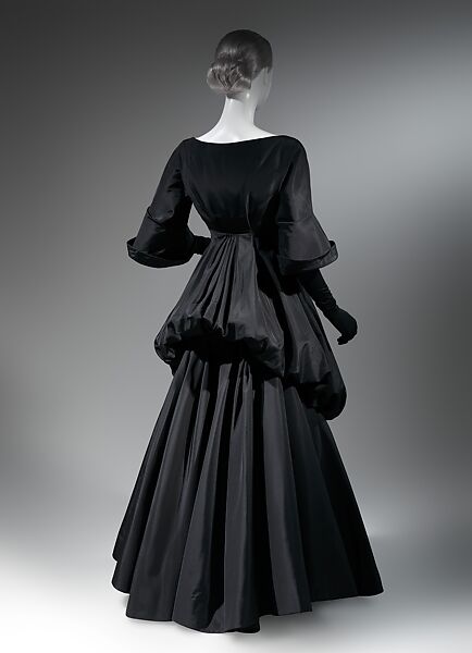 Dress, Charles James (American, born Great Britain, 1906–1978), silk, American