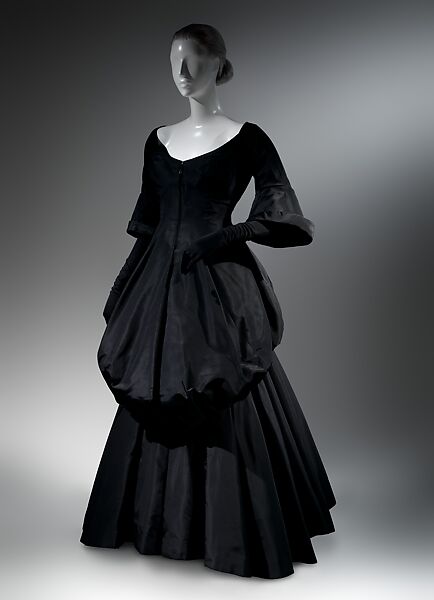 Dress, Charles James (American, born Great Britain, 1906–1978), silk, American