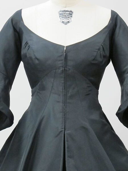 Dress, Charles James (American, born Great Britain, 1906–1978), silk, American