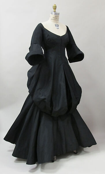 Dress, Charles James (American, born Great Britain, 1906–1978), silk, American