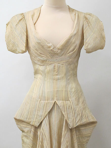 Evening dress, Charles James (American, born Great Britain, 1906–1978), silk, American