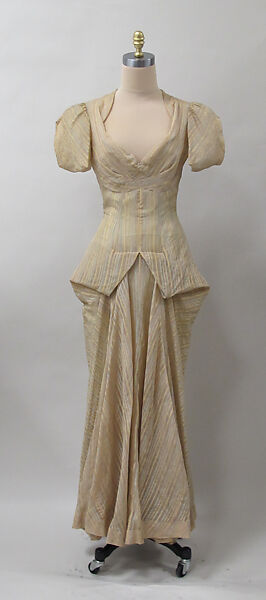 Evening dress, Charles James (American, born Great Britain, 1906–1978), silk, American 