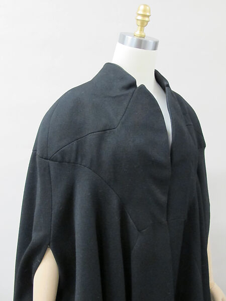 Evening cape, Charles James (American, born Great Britain, 1906–1978), wool, American