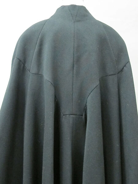 Evening cape, Charles James (American, born Great Britain, 1906–1978), wool, American