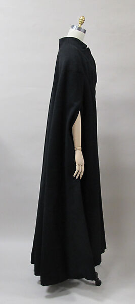 Evening cape, Charles James (American, born Great Britain, 1906–1978), wool, American