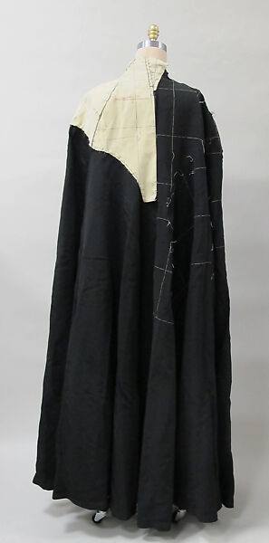 Evening cape, Charles James (American, born Great Britain, 1906–1978), silk, American