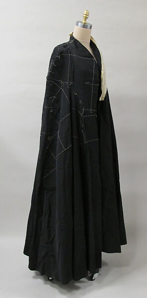 Evening cape, Charles James (American, born Great Britain, 1906–1978), silk, American