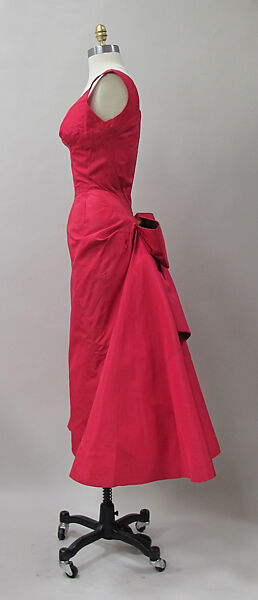 Cocktail dress, Charles James (American, born Great Britain, 1906–1978), silk, American