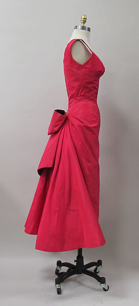 Cocktail dress, Charles James (American, born Great Britain, 1906–1978), silk, American