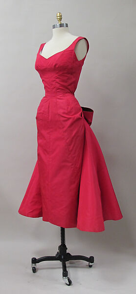 Cocktail dress, Charles James (American, born Great Britain, 1906–1978), silk, American