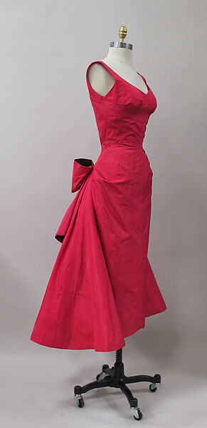 Cocktail dress, Charles James (American, born Great Britain, 1906–1978), silk, American