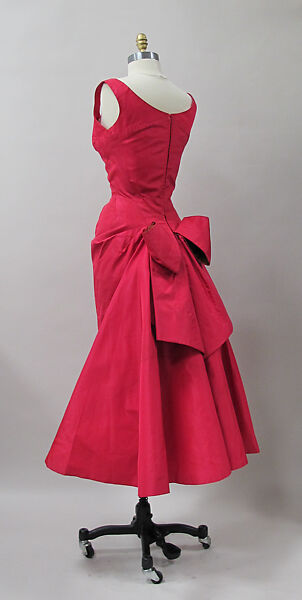 Cocktail dress, Charles James (American, born Great Britain, 1906–1978), silk, American