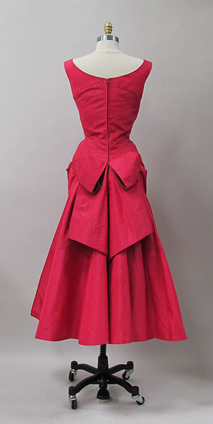 Cocktail dress, Charles James (American, born Great Britain, 1906–1978), silk, American