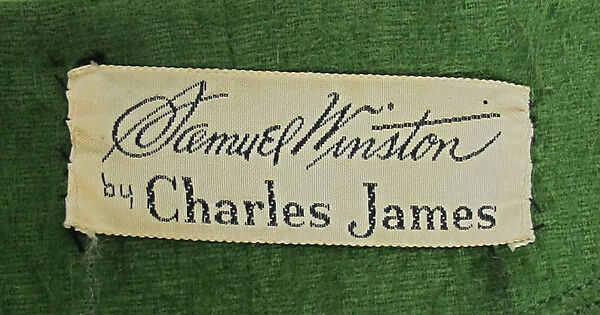 Dress, Charles James (American, born Great Britain, 1906–1978), wool, American