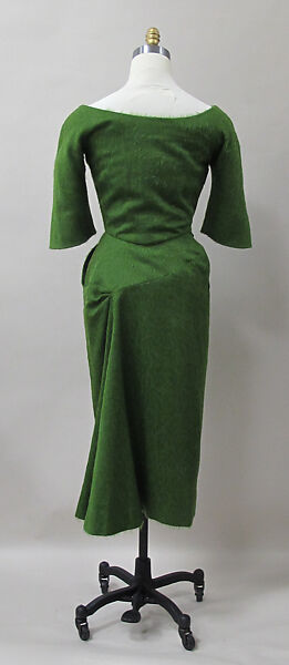 Dress, Charles James (American, born Great Britain, 1906–1978), wool, American