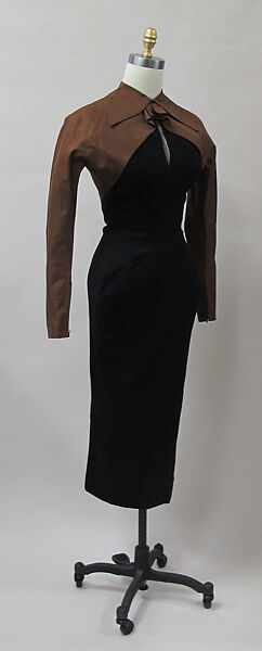 Ensemble, Charles James (American, born Great Britain, 1906–1978), wool, silk, American