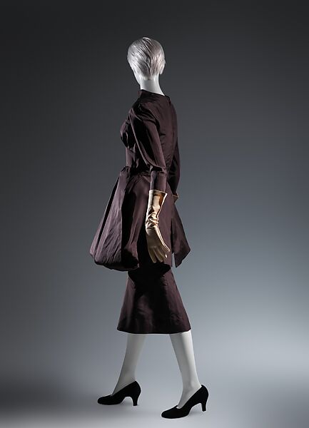 Ensemble, Charles James (American, born Great Britain, 1906–1978), silk, American