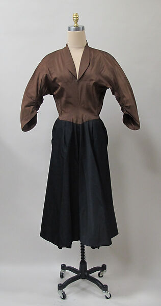 Cocktail dress, Charles James (American, born Great Britain, 1906–1978), silk, American 