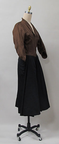 Cocktail dress, Charles James (American, born Great Britain, 1906–1978), silk, American