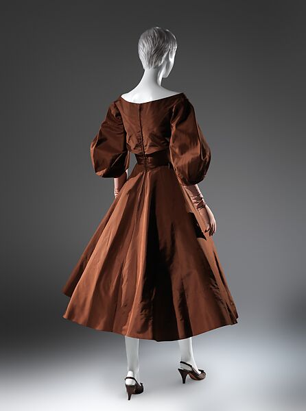 Cocktail dress, Charles James (American, born Great Britain, 1906–1978), silk, American