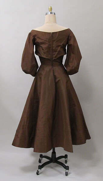 Cocktail dress, Charles James (American, born Great Britain, 1906–1978), silk, American
