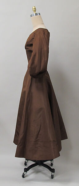 Cocktail dress, Charles James (American, born Great Britain, 1906–1978), silk, American