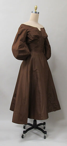 Cocktail dress, Charles James (American, born Great Britain, 1906–1978), silk, American