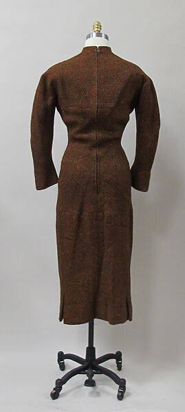 Dress, Charles James (American, born Great Britain, 1906–1978), wool, American