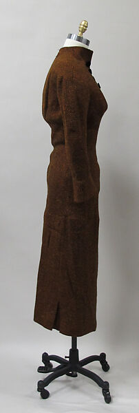 Dress, Charles James (American, born Great Britain, 1906–1978), wool, American