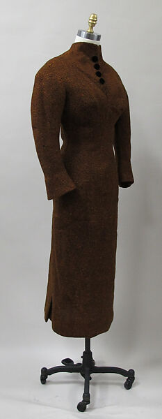 Dress, Charles James (American, born Great Britain, 1906–1978), wool, American