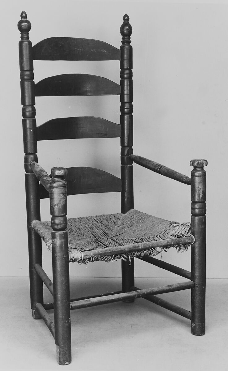 Armchair, Maple, American