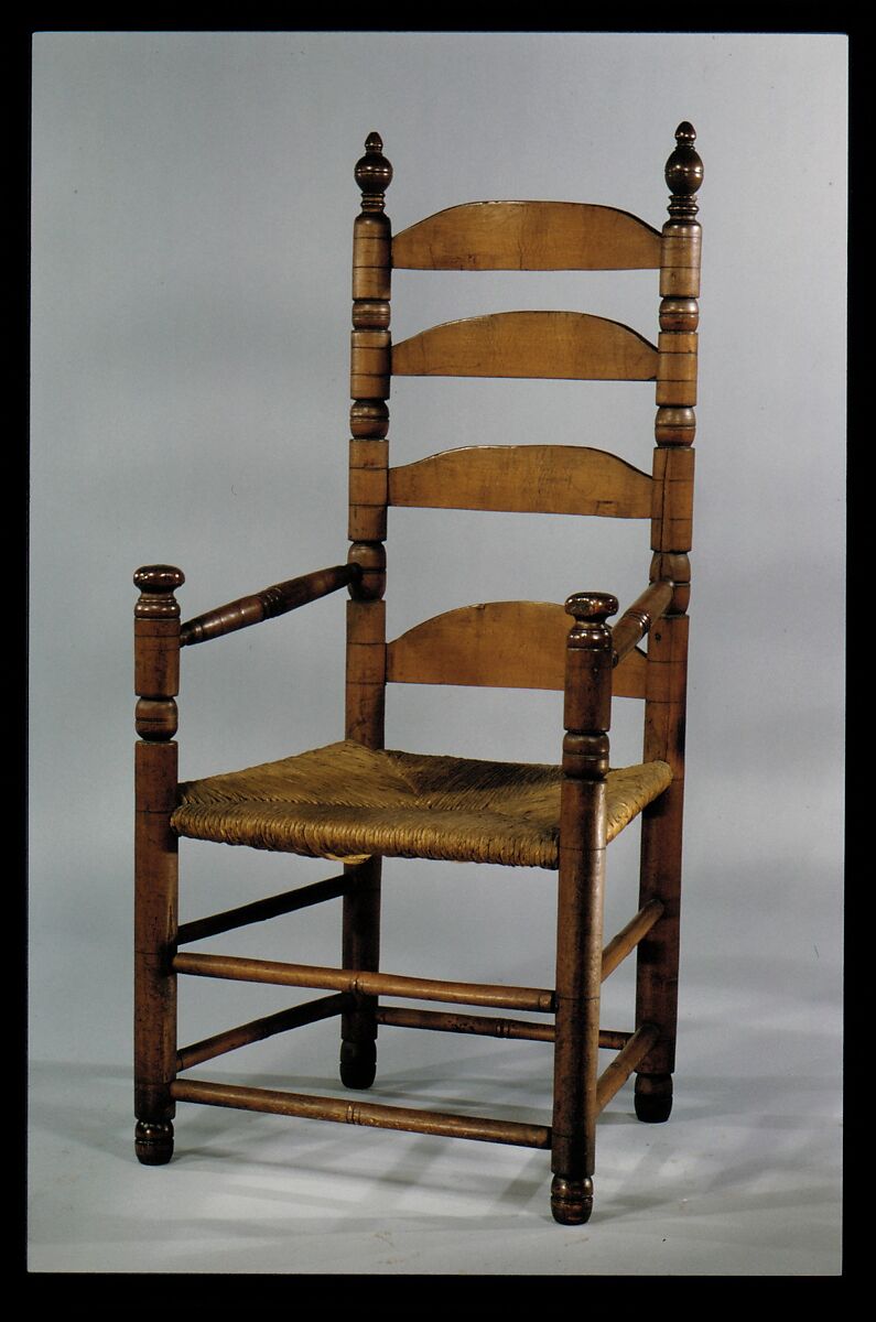 Armchair, Maple, American