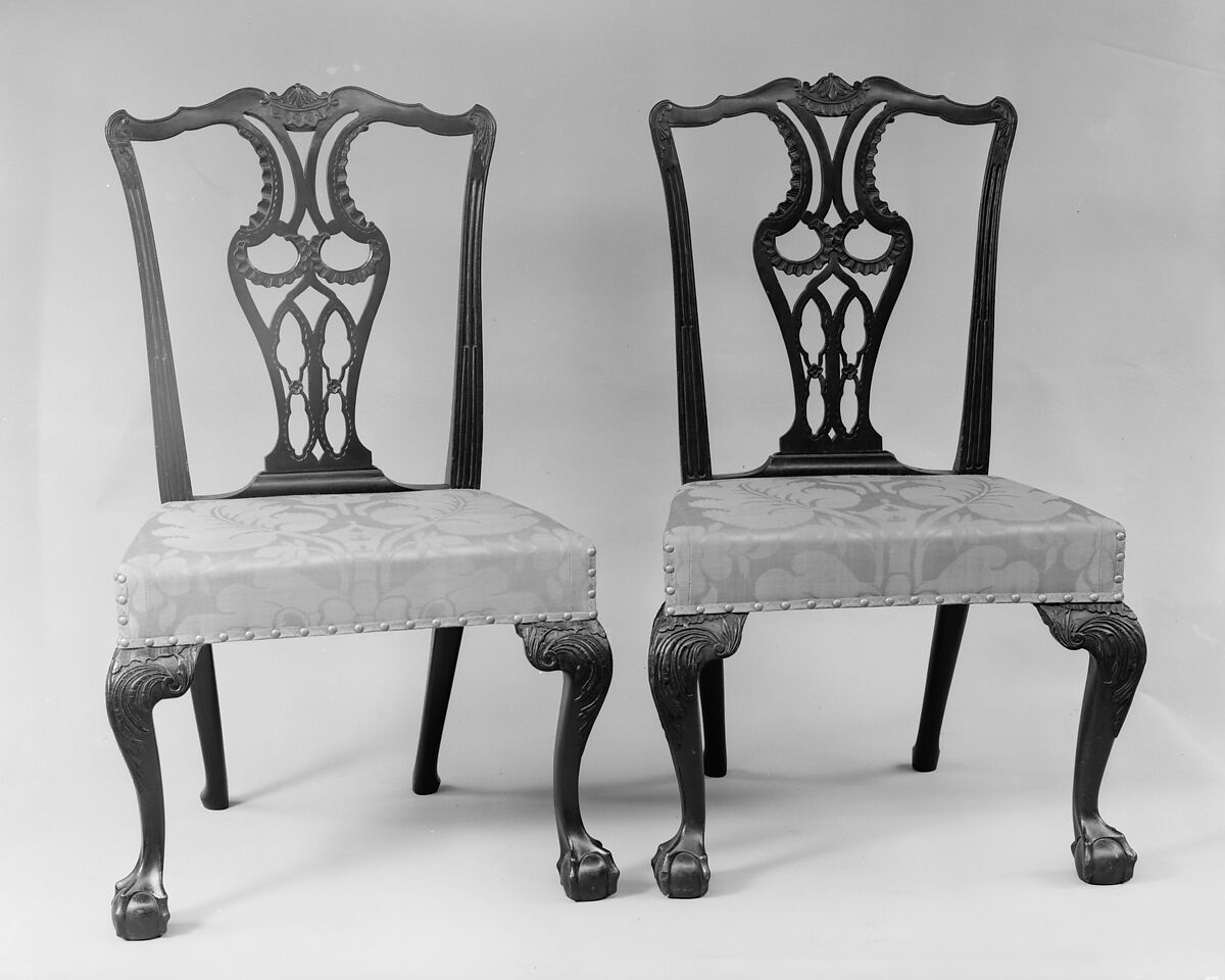 Side Chair, Mahogany, American