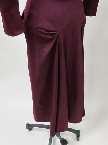 Dress, Charles James (American, born Great Britain, 1906–1978), wool, American