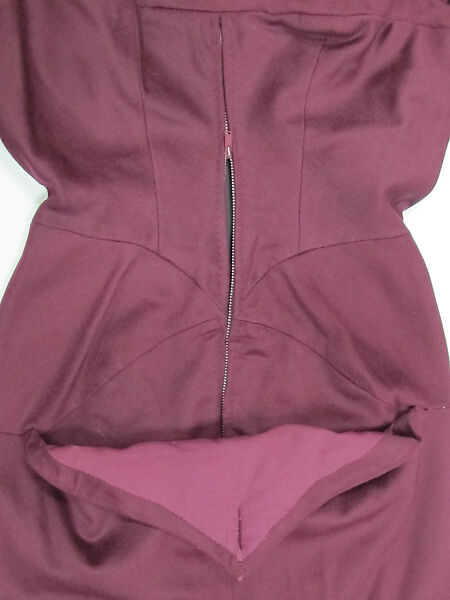 Dress, Charles James (American, born Great Britain, 1906–1978), wool, American