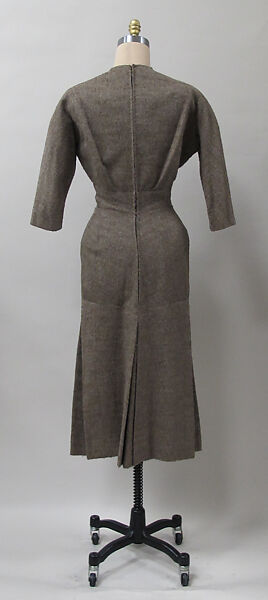 Dress, Charles James (American, born Great Britain, 1906–1978), mohair, American